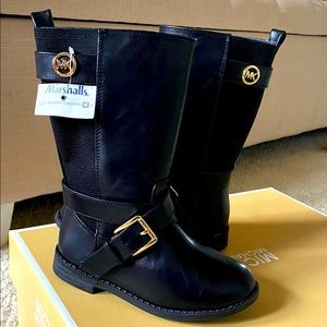 New Michael Kors tall black riding boots